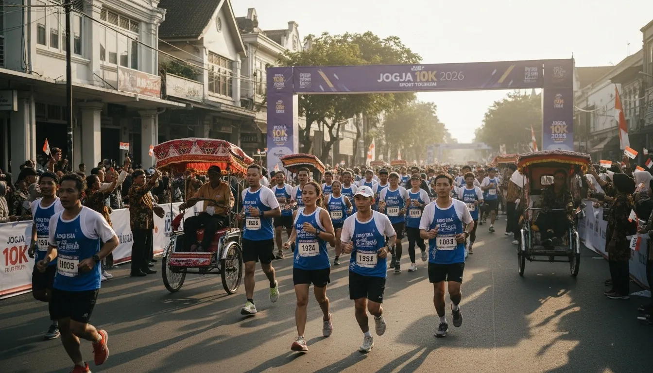 Jogja 10K 2026: Lari di Jantung Malioboro Yogyakarta