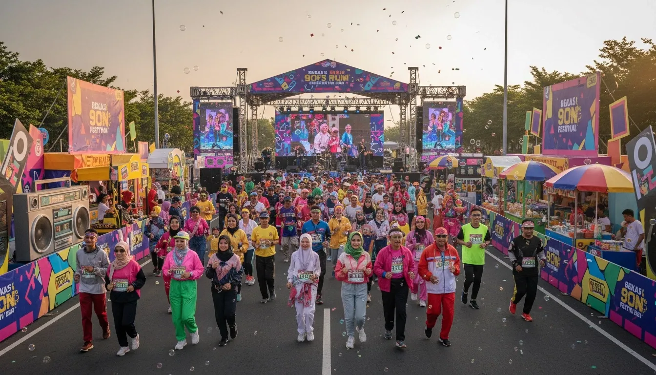 Bekasi 90s Run Festival 2026 Hadirkan Fun Run 5K Bernuansa Retro