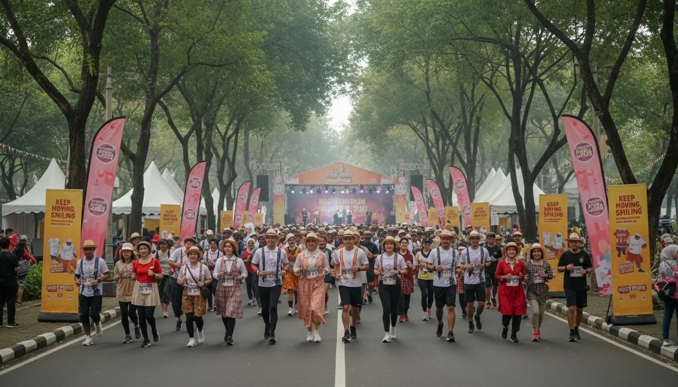 Maison Fun Run 5K 2026 Meriahkan Awal Tahun di Bandung