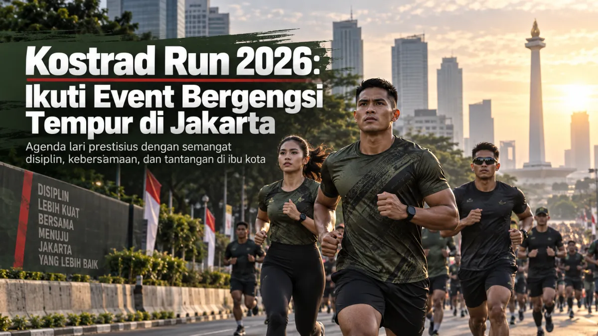 Kostrad Run 2026: Ikuti Event Bergengsi Tempur di Jakarta