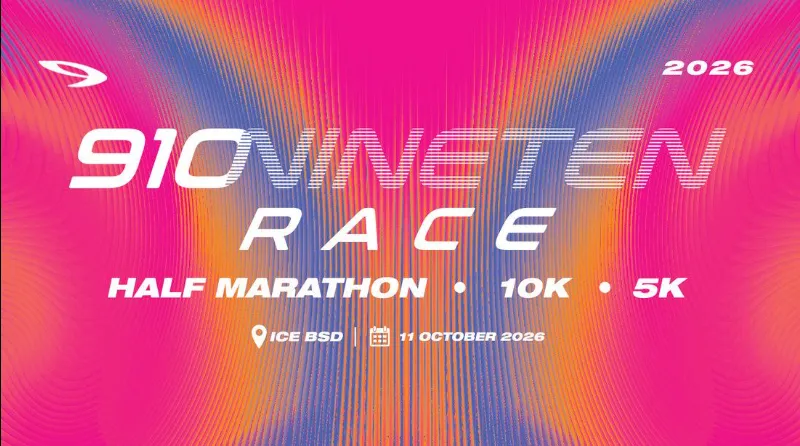 910Nineten Race 2026 Siap Digelar di ICE BSD, 3.000 Pelari Ditargetkan Turun Berlari