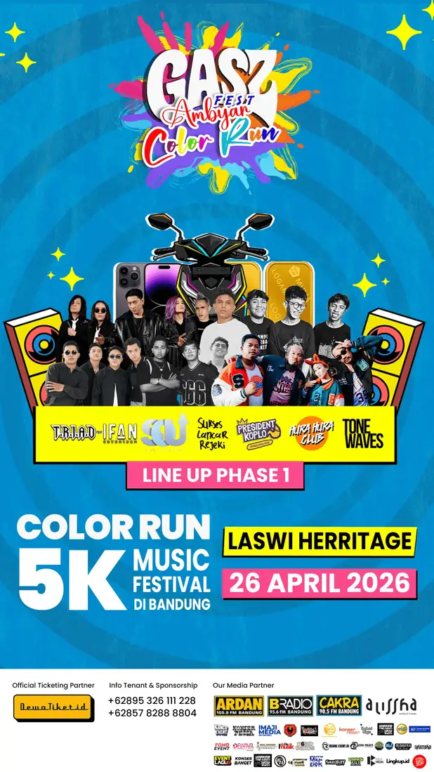 GASZ Festival Ambyar Color Run