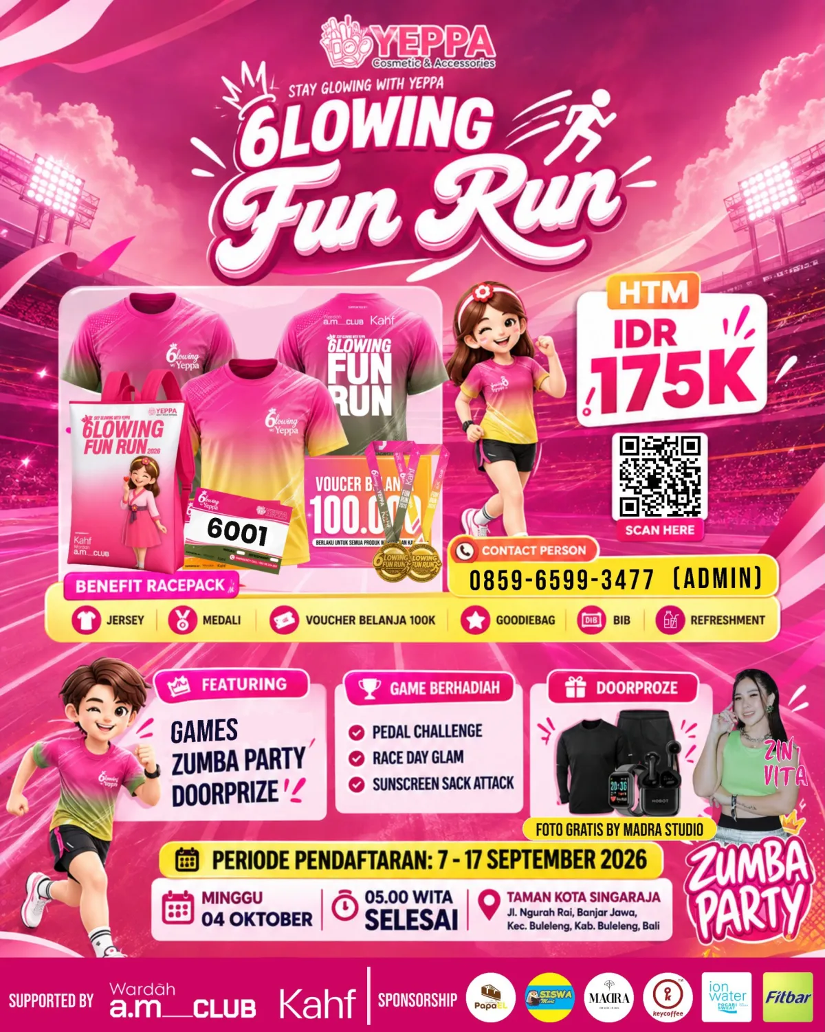 6lowing Fun Run 2026 - Kabupaten Buleleng