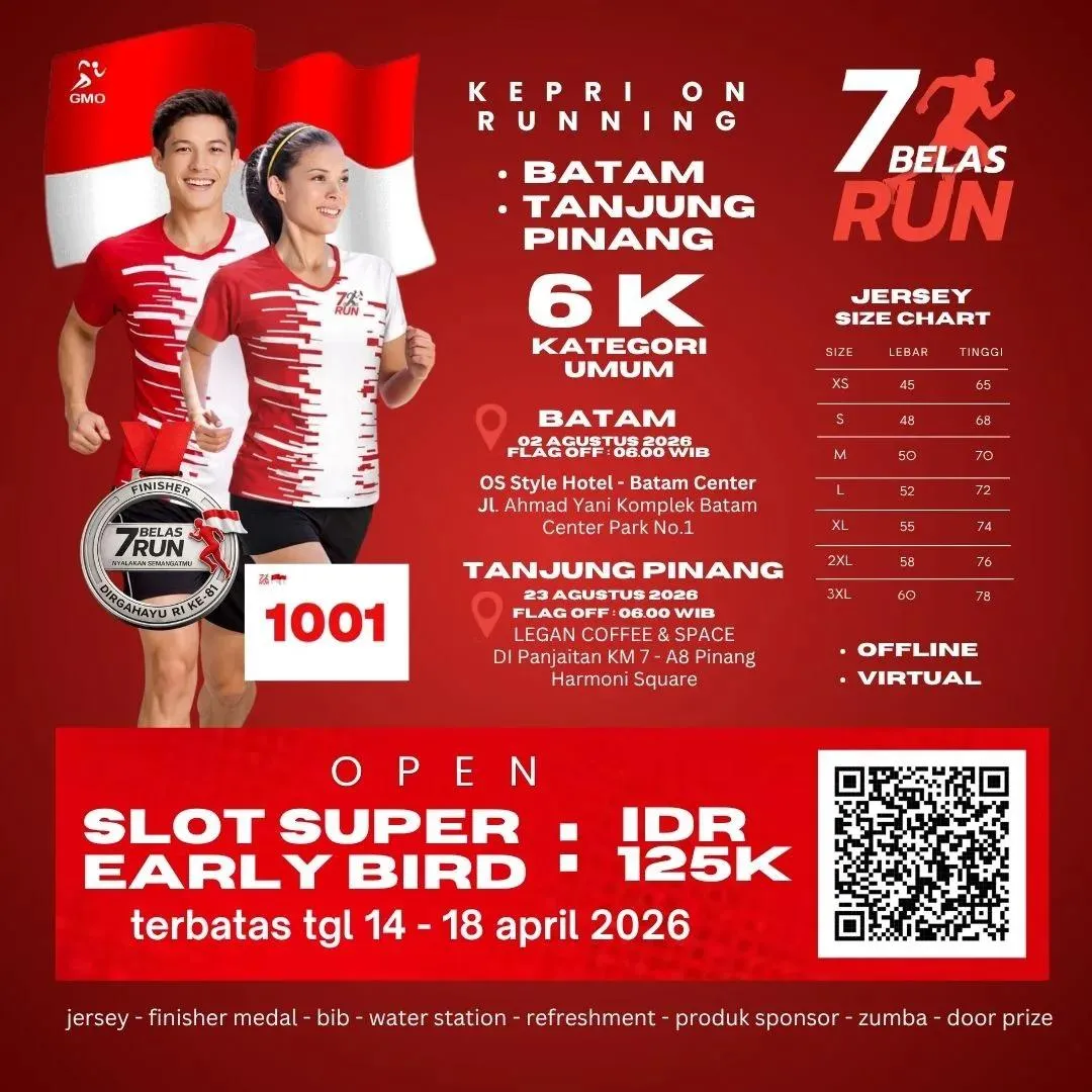 7 BELAS RUN 6K Batam