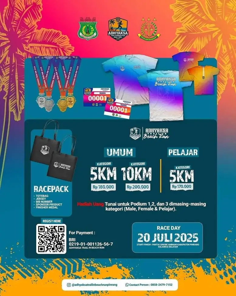 Adhyaksa Trail In Beach Run 2025