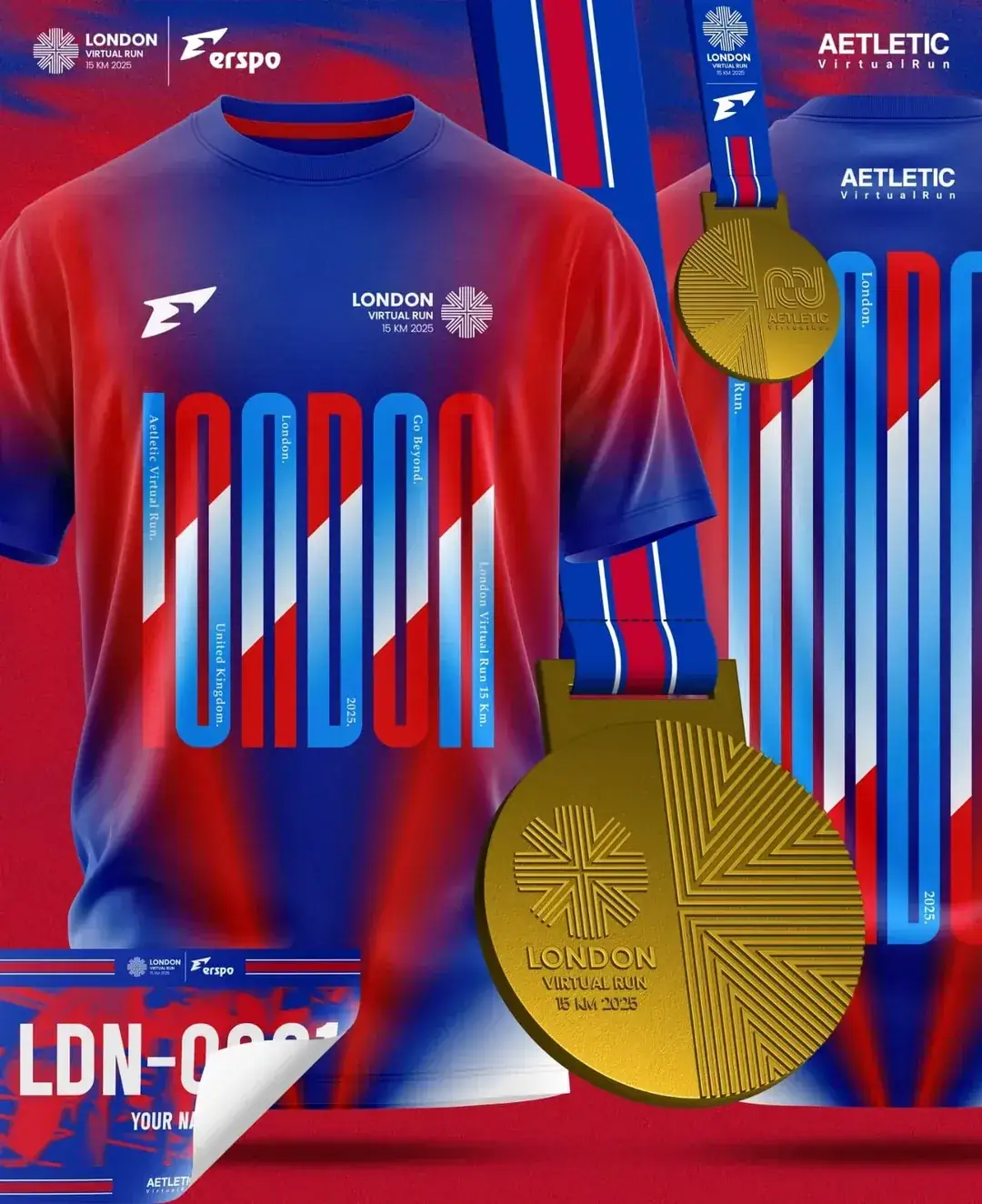 Aetletic London Virtual Run 15KM