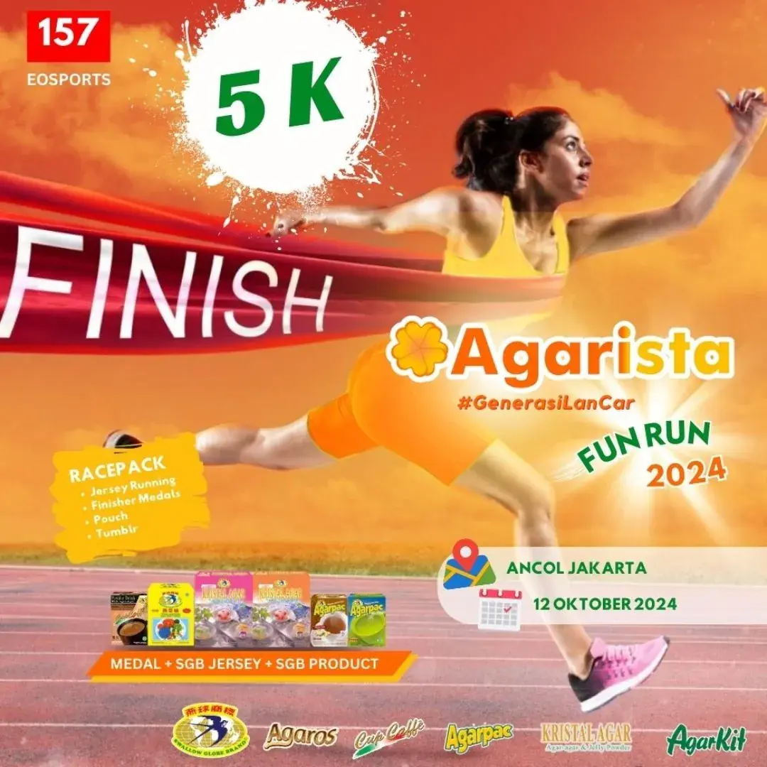 Agarista Generasi Lancar Fun Run 2024
