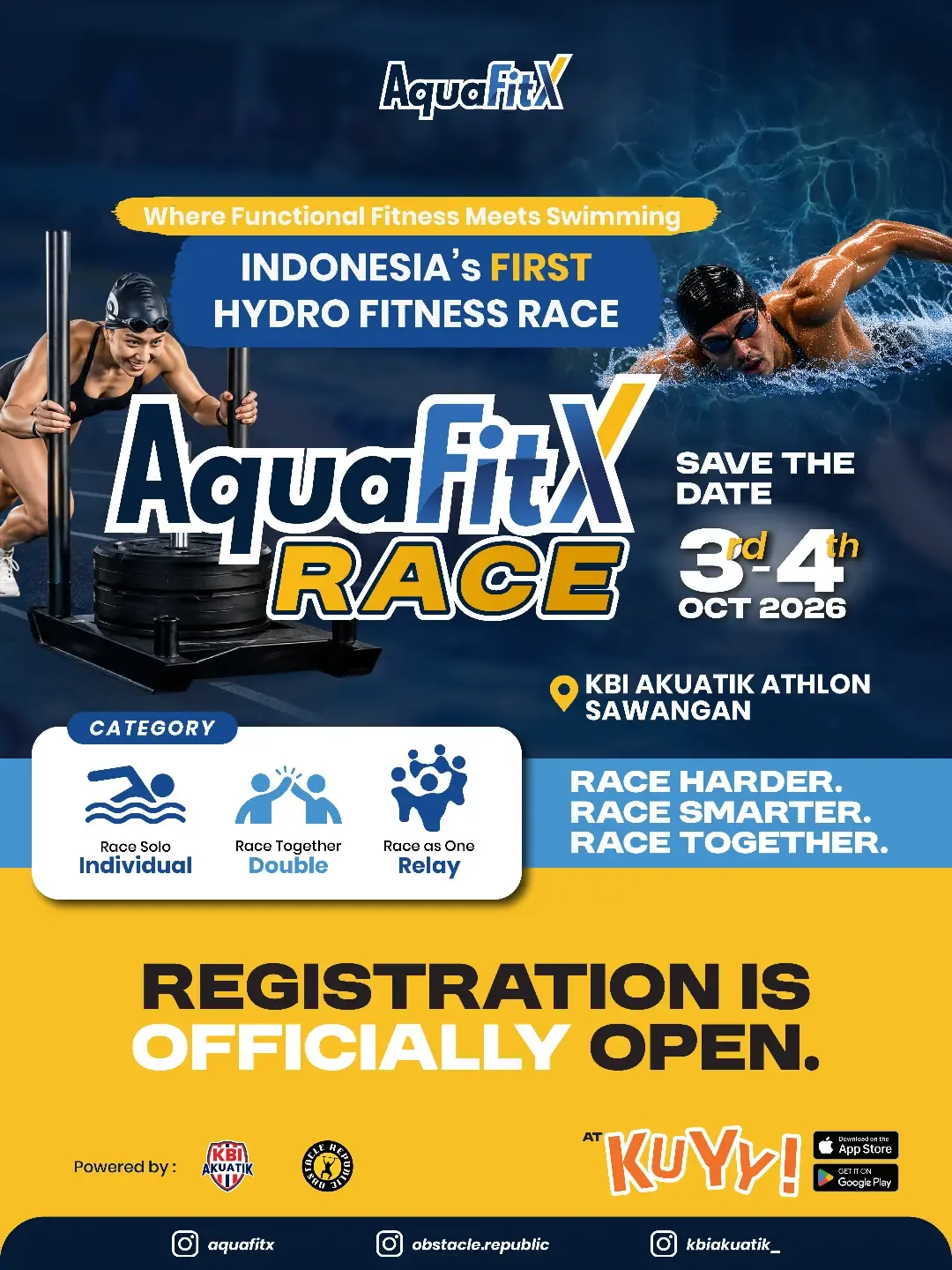 AquaFitX Race 2026 - Kota Depok