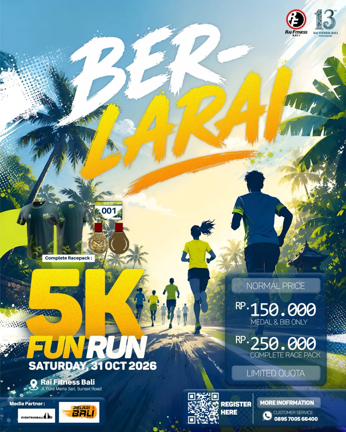Ber-larai Fun Run 2026 - Kabupaten Badung