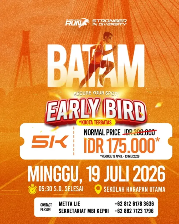 Buddhayana Run 2026 – Batam