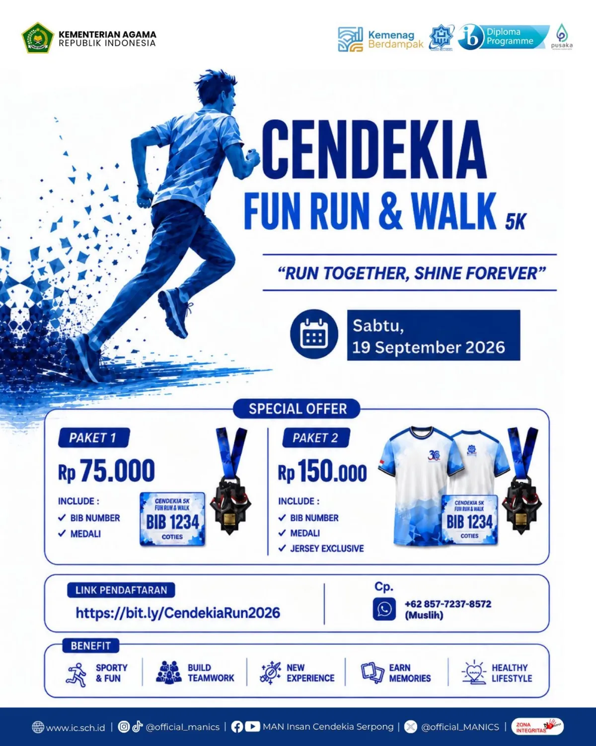 Cendekia Fun Run & Walk 2026 - Kota Tangerang Selatan