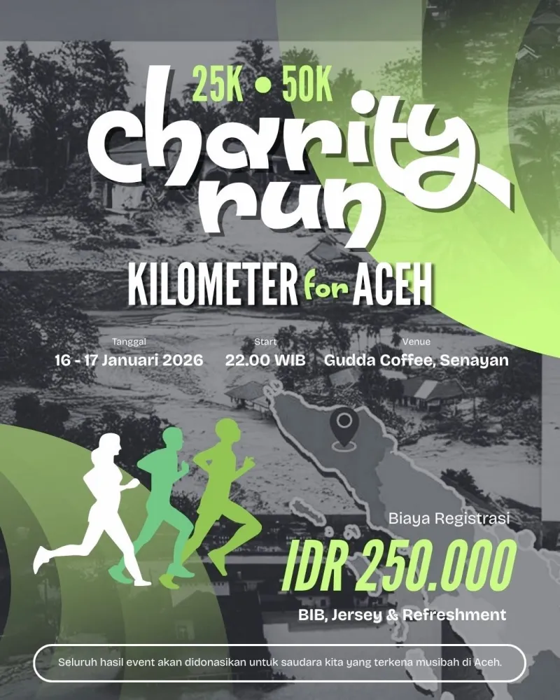 Charity Run Kilometer for Aceh
