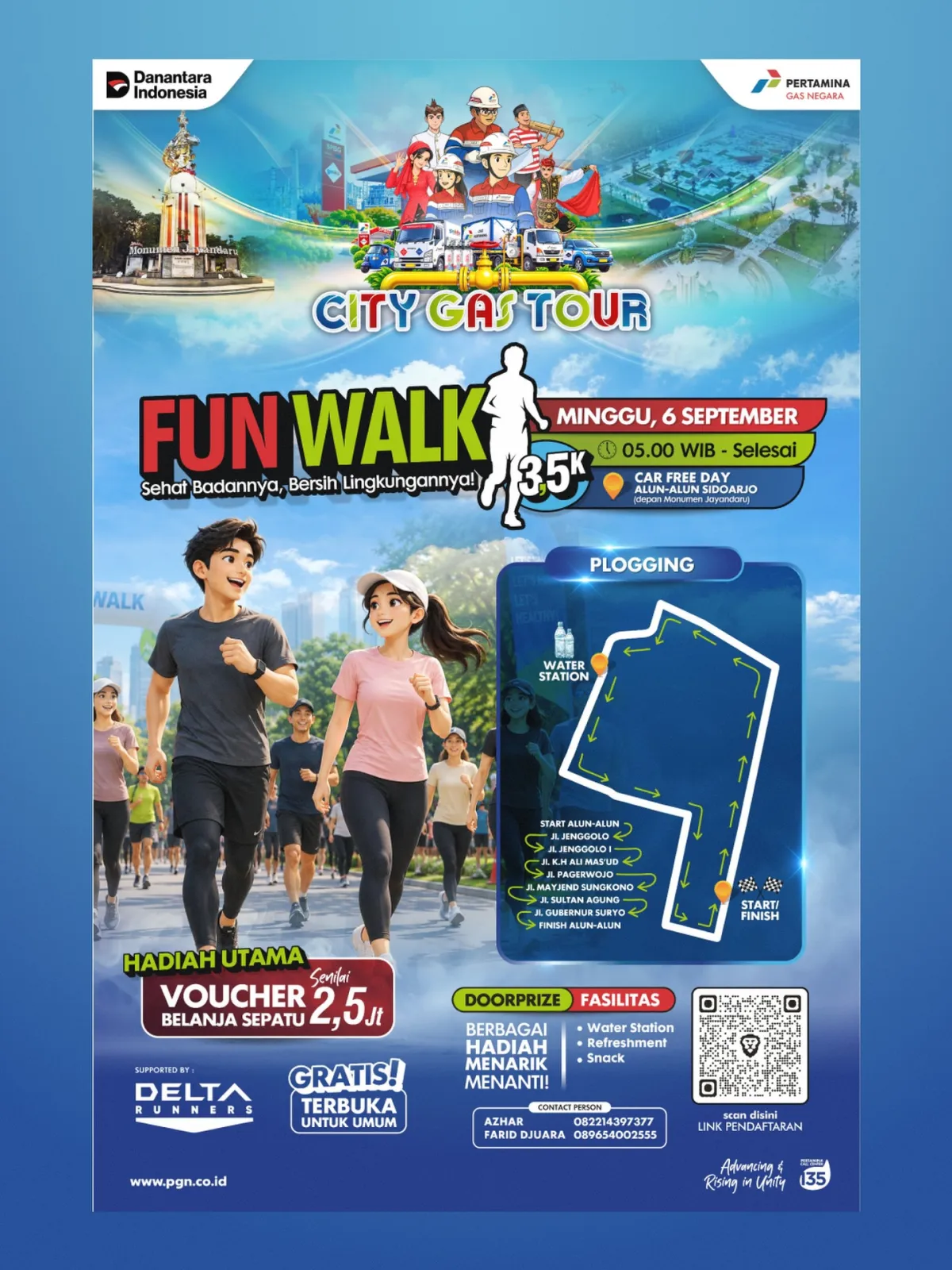 City Gas Tour Fun Walk 2026 - Kabupaten Sidoarjo
