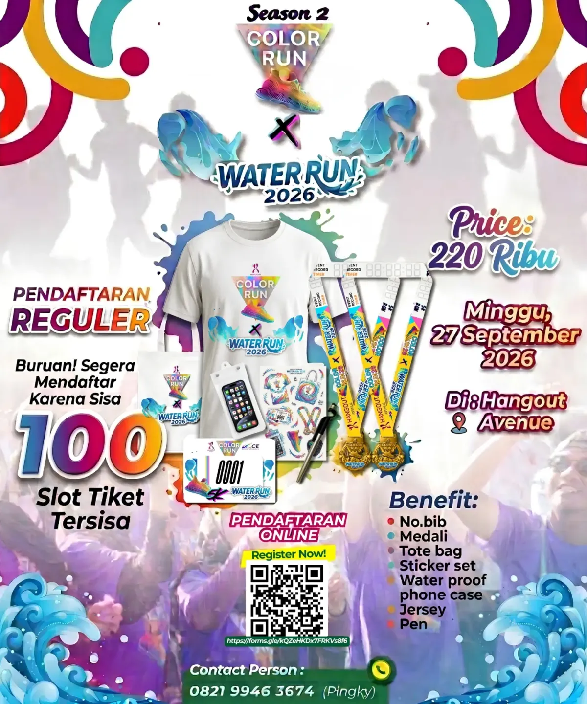 Color Run x Water Run 2026 - Kota Sorong