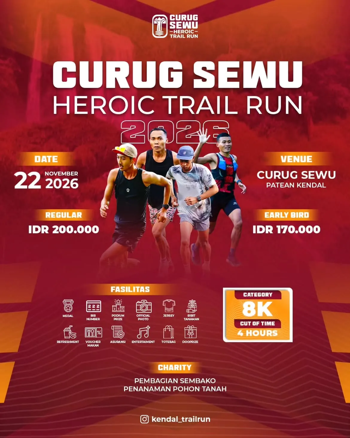Curug Sewu Heroic Trail Run 2026 - Kabupaten Kendal