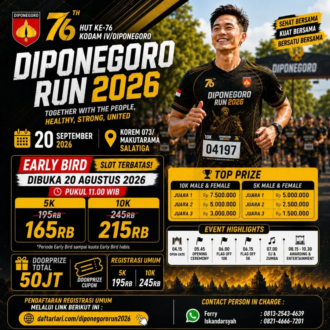 Diponegoro Run 2026 - Kota Salatiga
