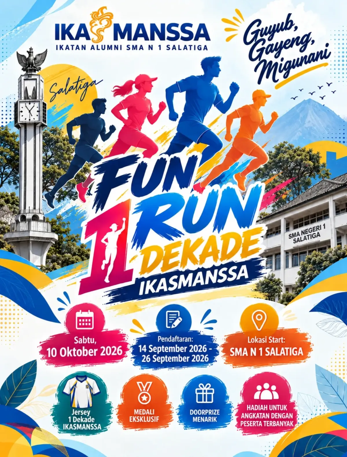 Fun Run 1 Dekade IKASMANSSA 2026 - Kota Salatiga