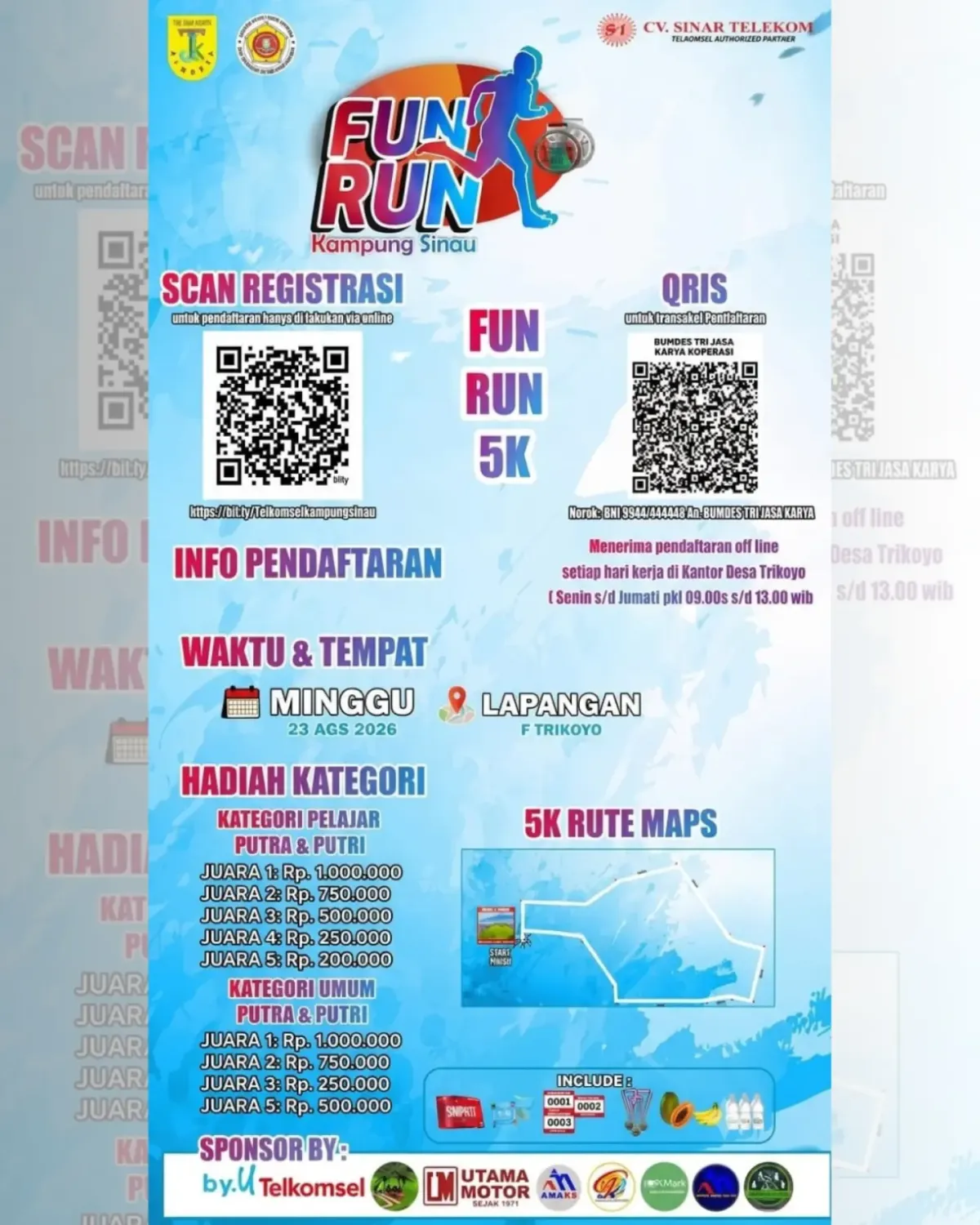 Fun Run Kampung Sinau