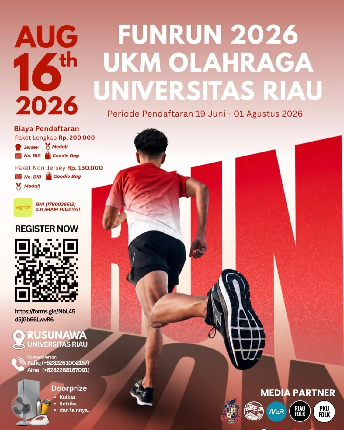 Fun Run UKM Olahraga UNRI 2026
