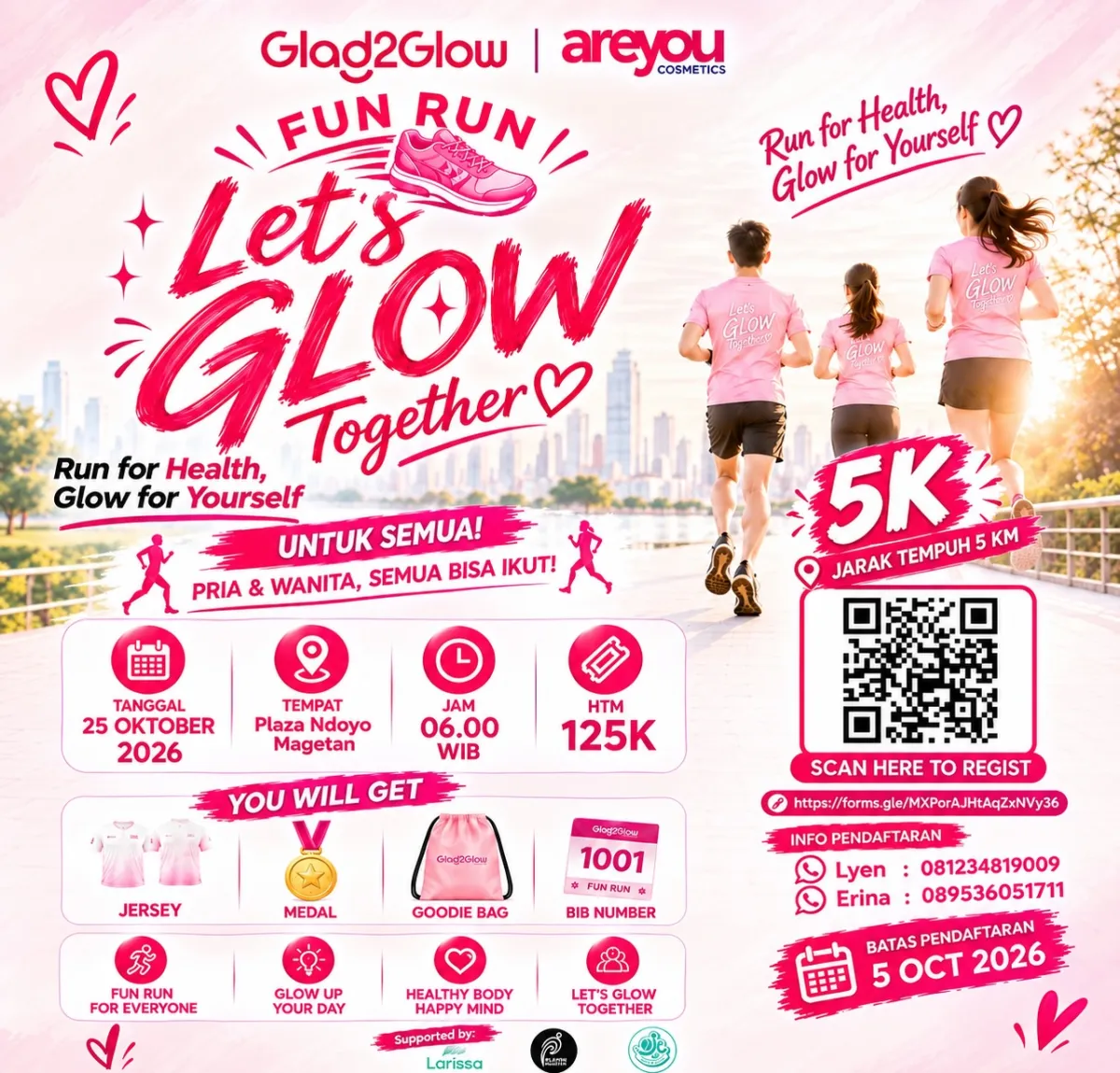 Glad2Glow Fun Run 2026 - Kabupaten Magetan