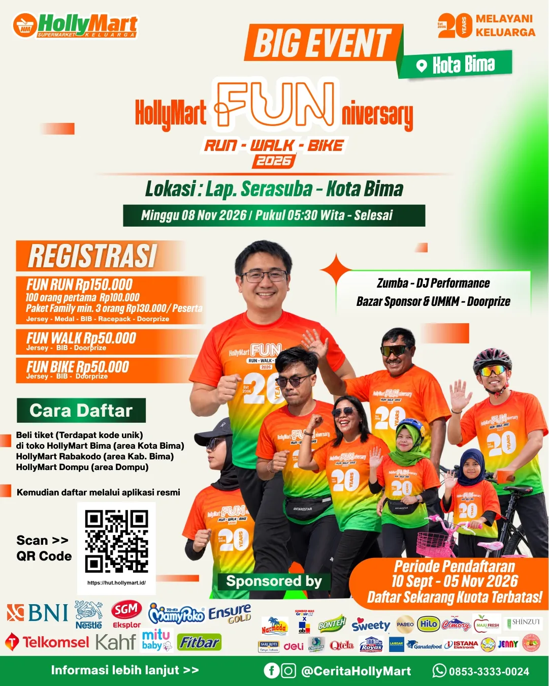 HollyMart FUNiversary Run-Walk-Bike