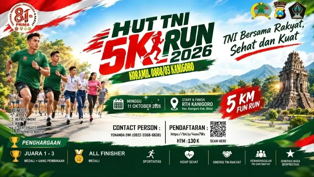 HUT TNI 5K Run