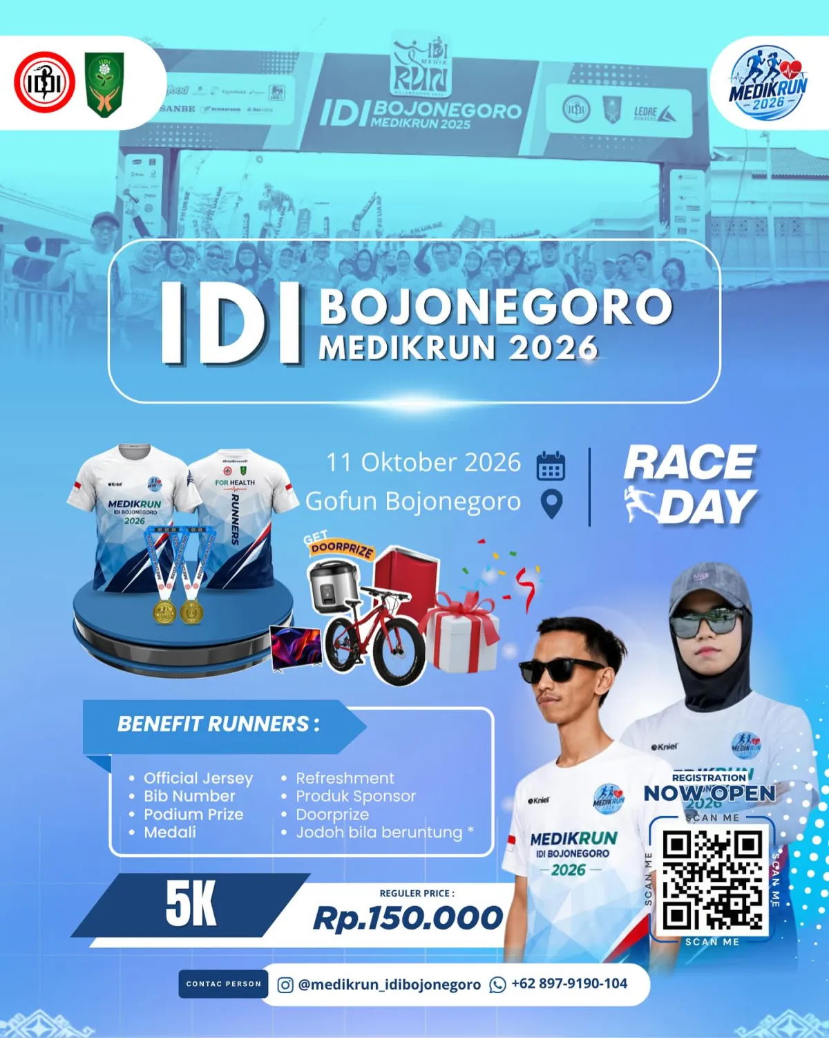 IDI Bojonegoro Medikrun 2026 - Kabupaten Bojonegoro