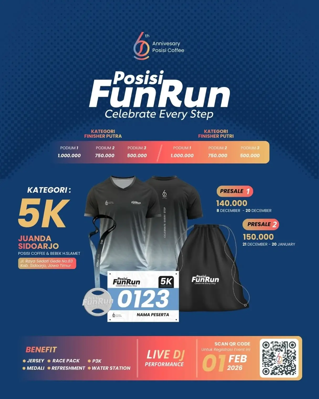 Posisi Fun Run 2026 – Celebrate Every Step