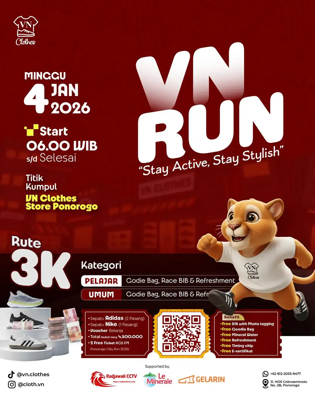 VN RUN 2026 — Stay Active, Stay Stylish