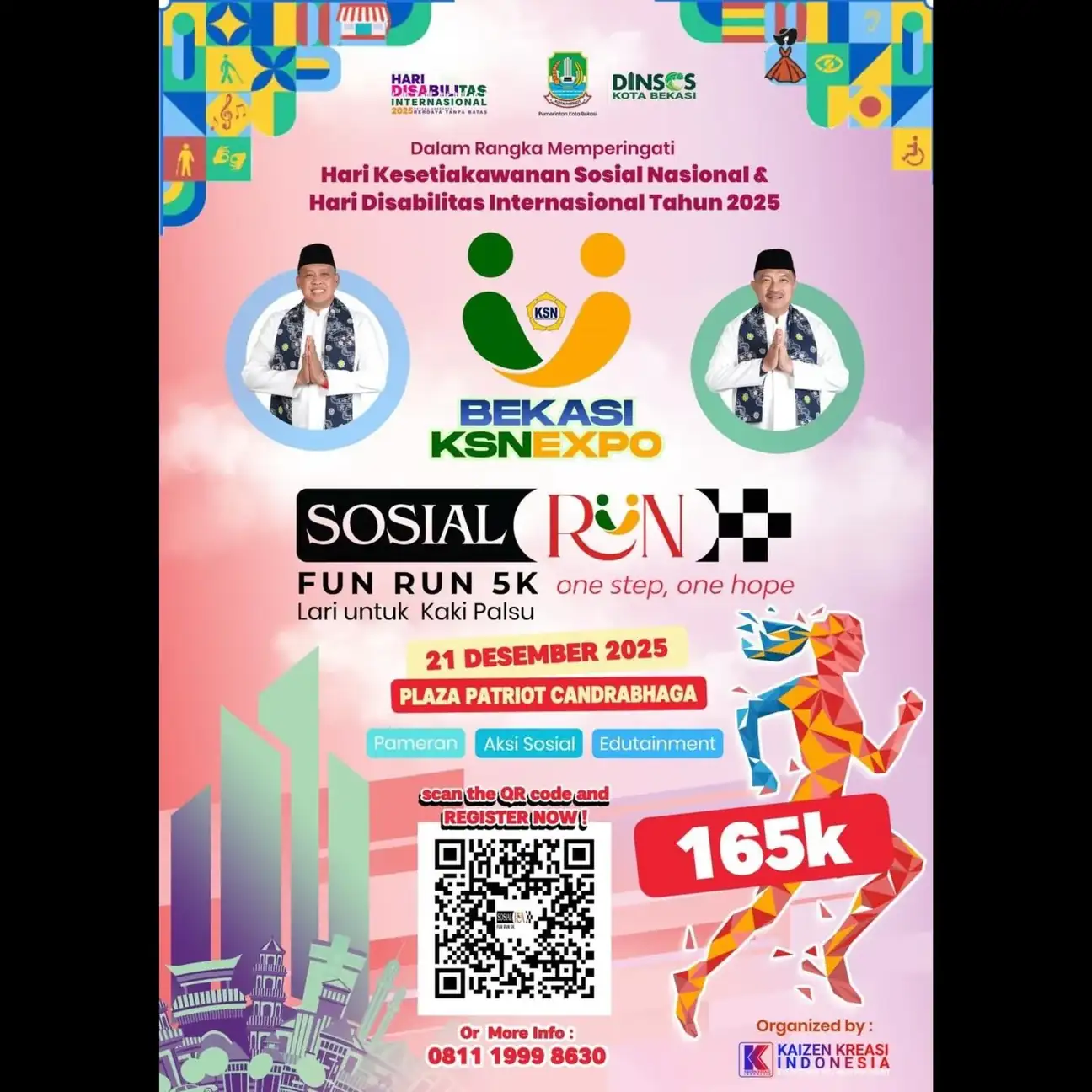 SOSIAL RUN – Fun Run 5K: One Step, One Hope.