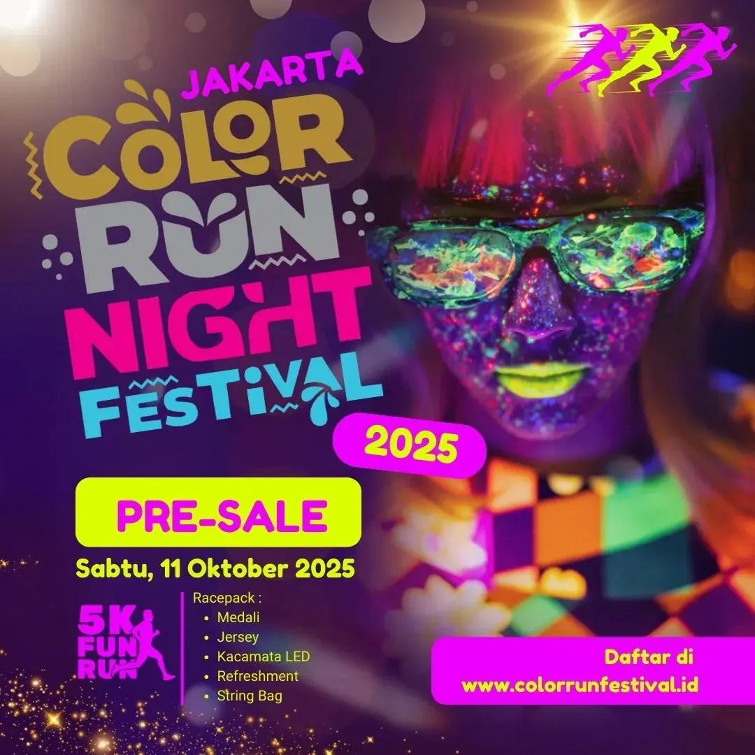 Jakarta Color Run Night Festival 2025