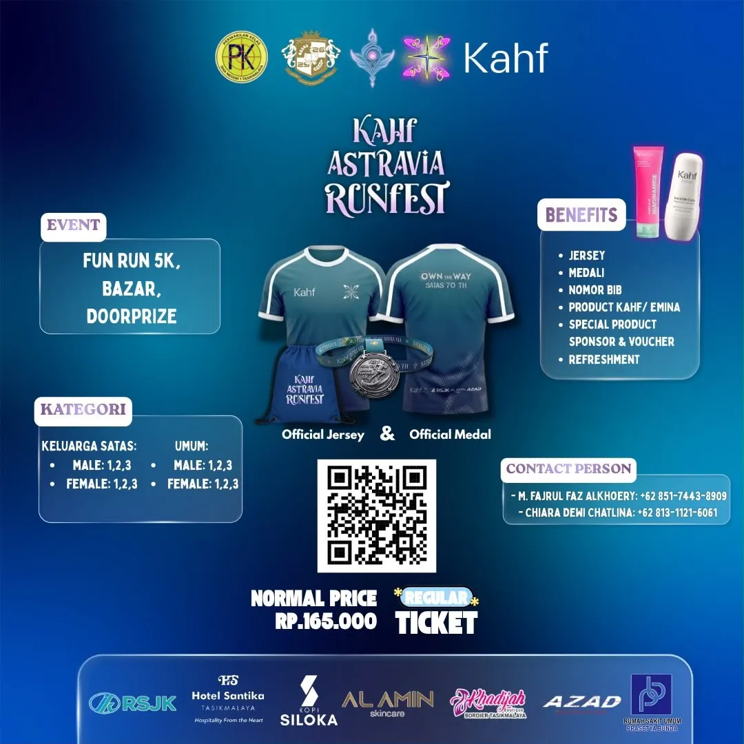 Kahf x Astravia Runfest 2026 - Kabupaten Tasikmalaya