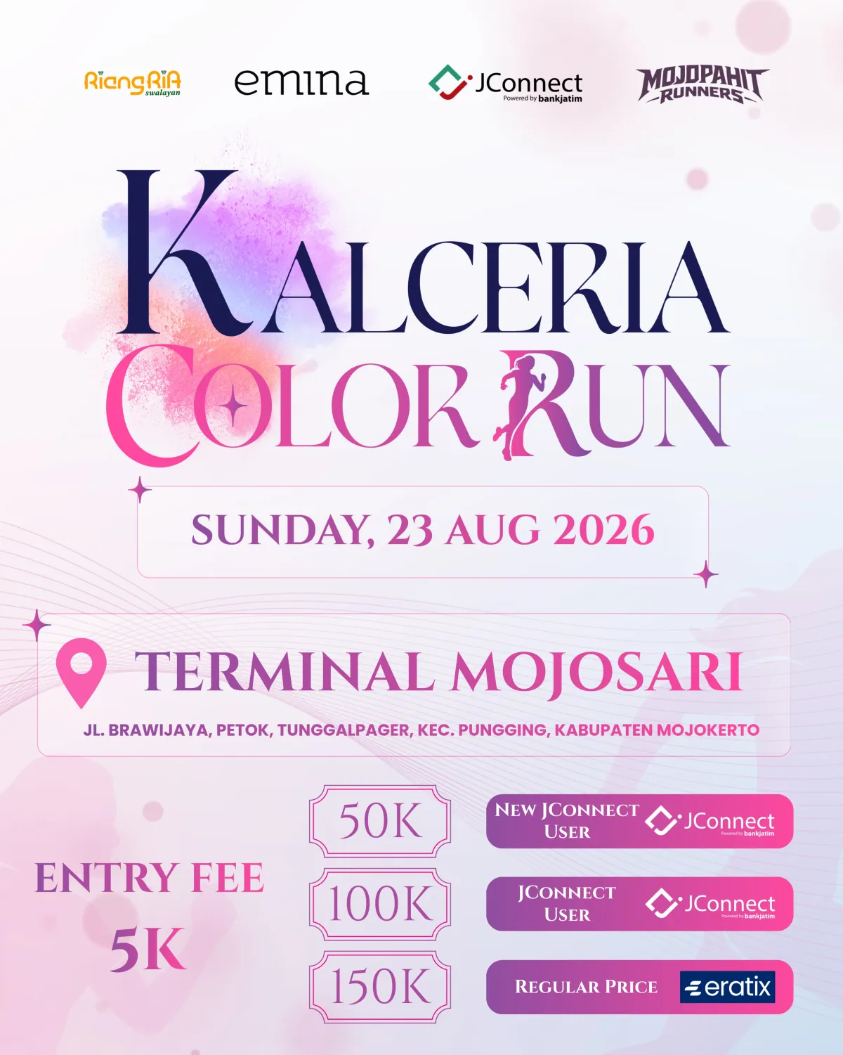 Kalceria Color Run 2026 - Kabupaten Mojokerto