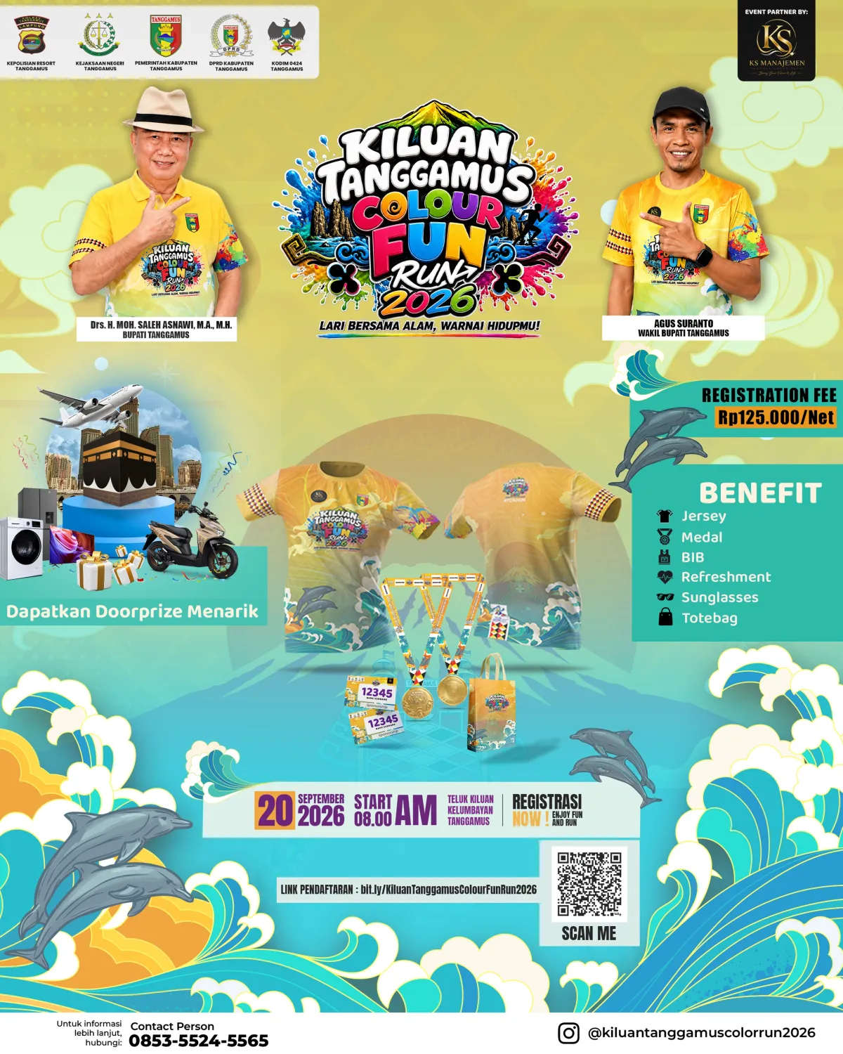 Kiluan Tanggamus Colour Fun Run 2026 - Kabupaten Tanggamus