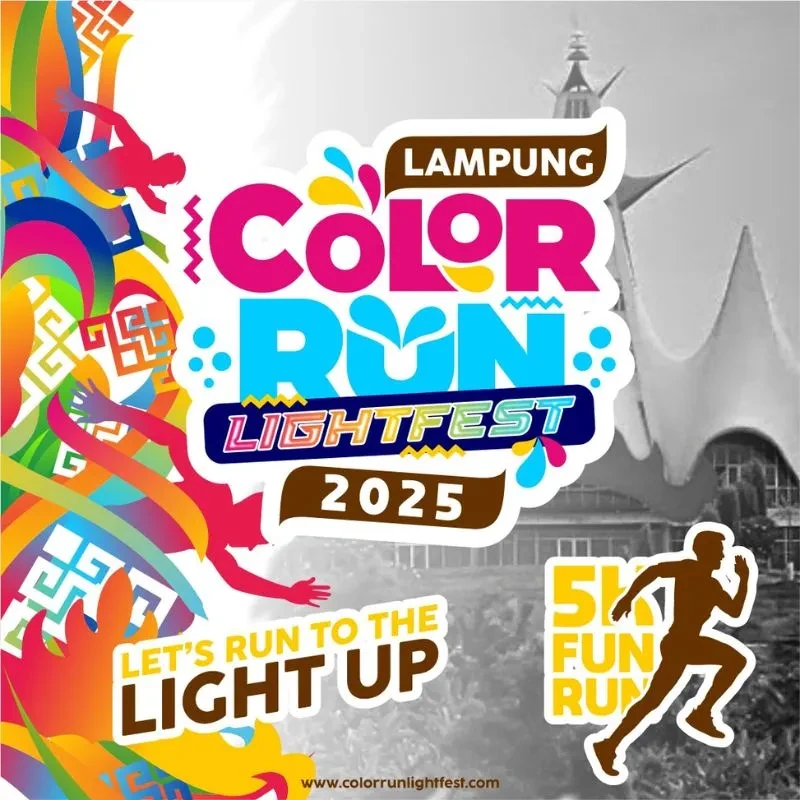 Lampung Color Run Lightfest 2025
