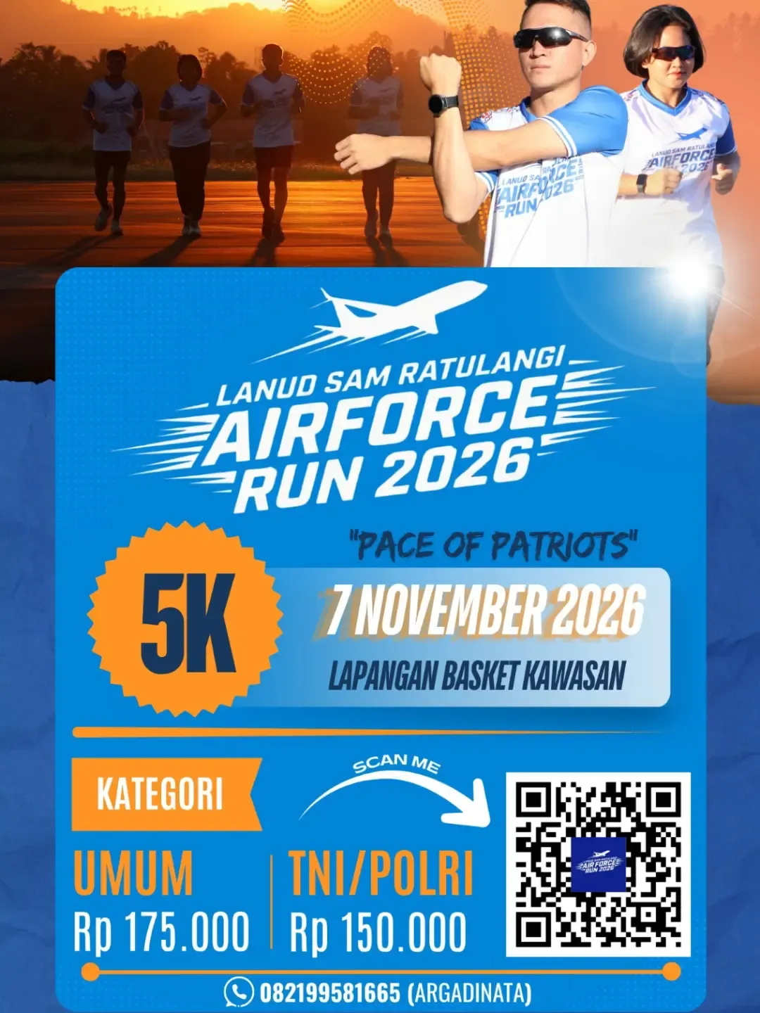 Lanud Sam Ratulangi Airforce Run