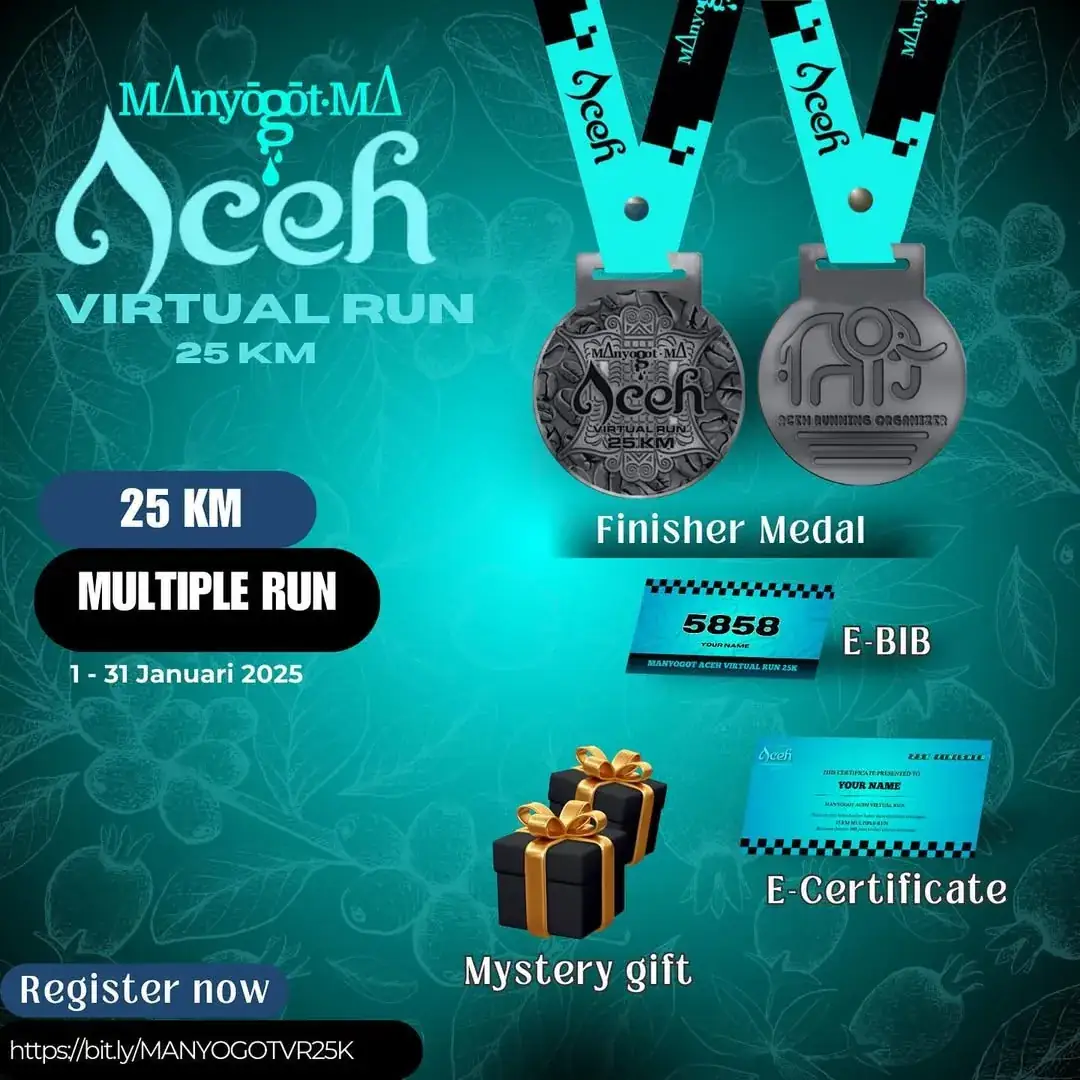 Manyogot Aceh Virtual Run 2025
