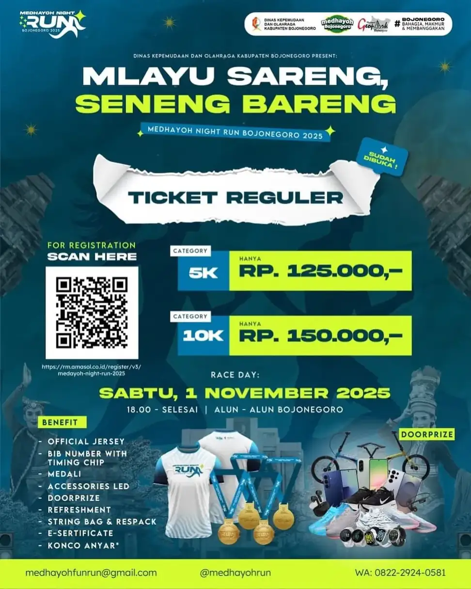 Medhayoh Night Run Bojonegoro 2025