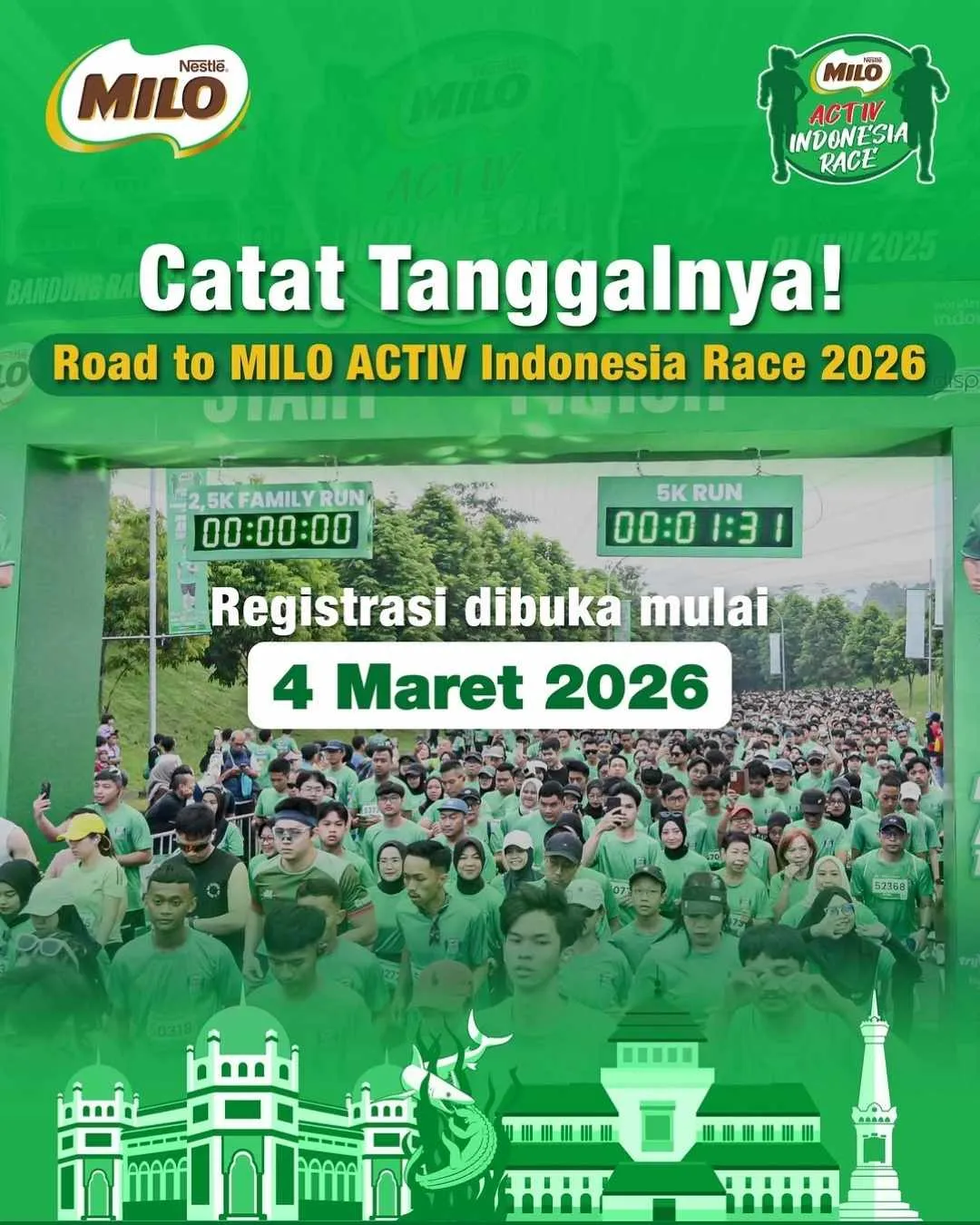 Milo Activ Indonesia Race 2026 - Surabaya Series