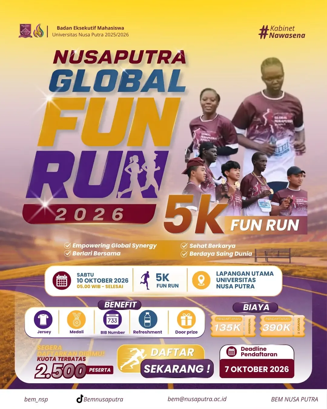 Nusaputra Global Fun Run 2026 - Kabupaten Sukabumi