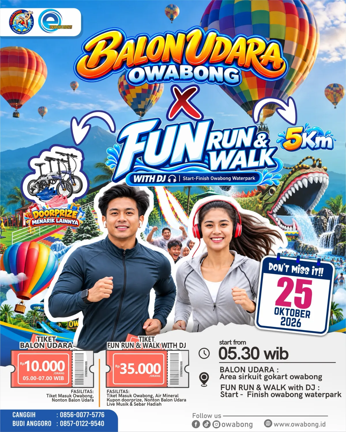 Owabong Fun RUn & Walk