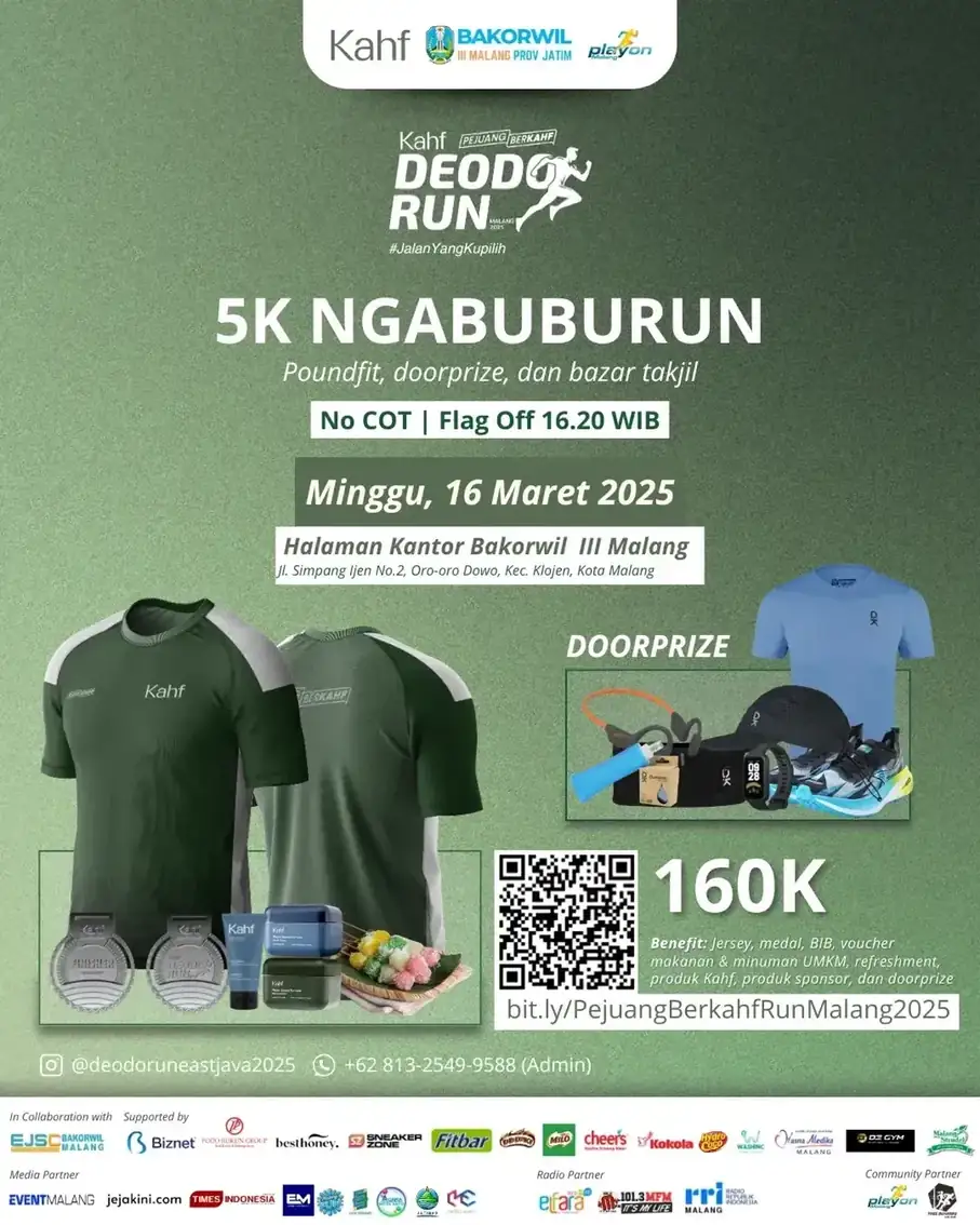 Pejuang Berkahf Deodorun NgabubuRun Malang
