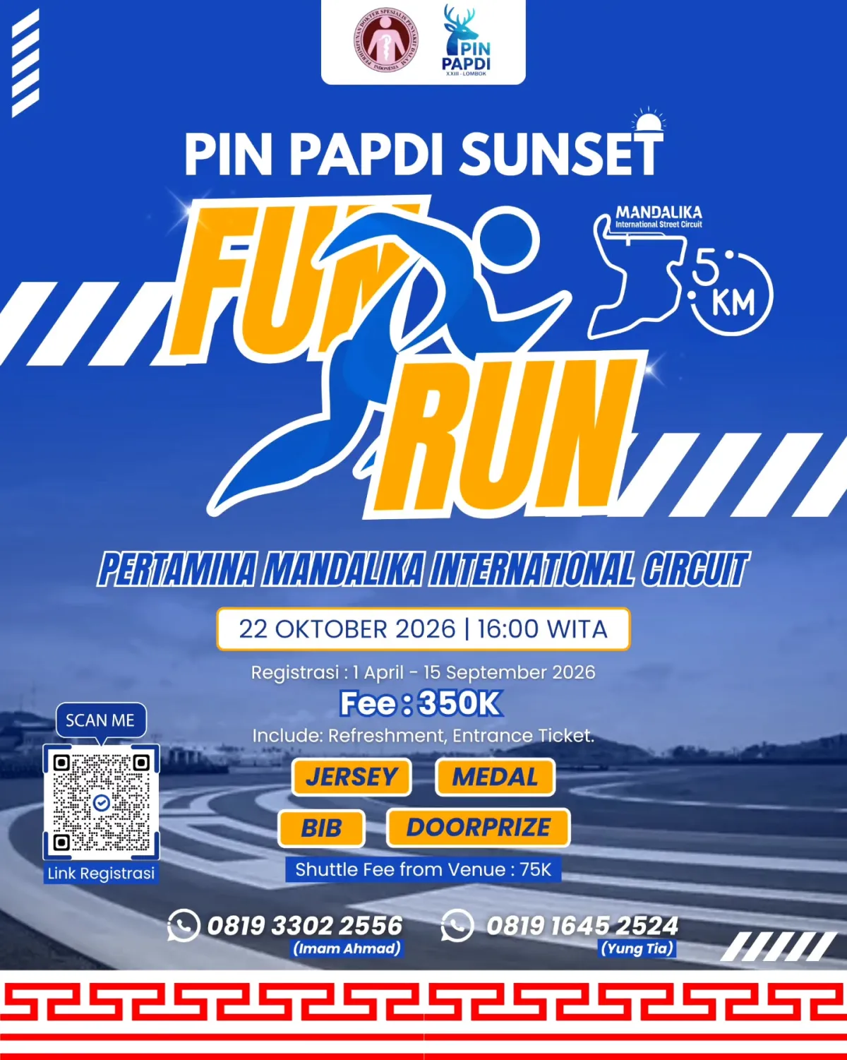 PIN PAPDI Sunset Run 2026