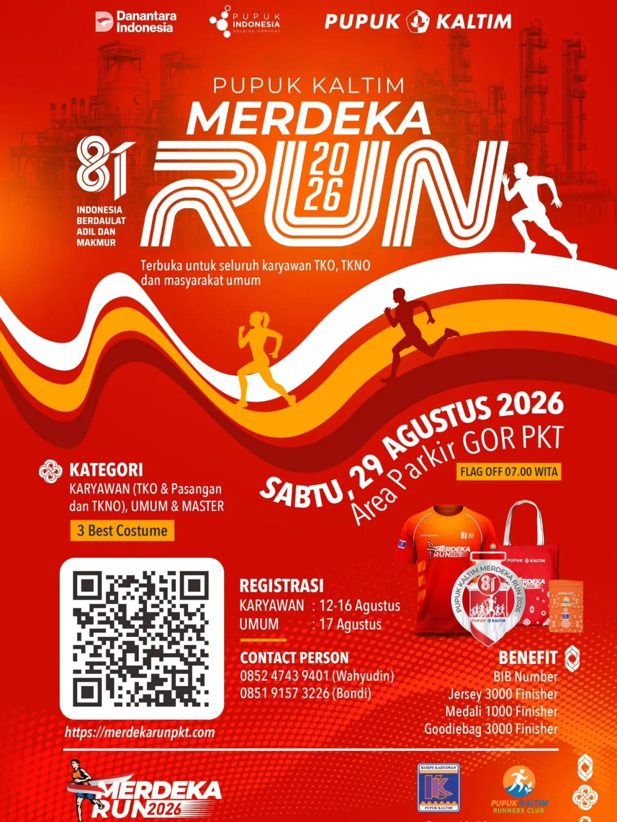 Pupuk Kaltim Merdeka Run