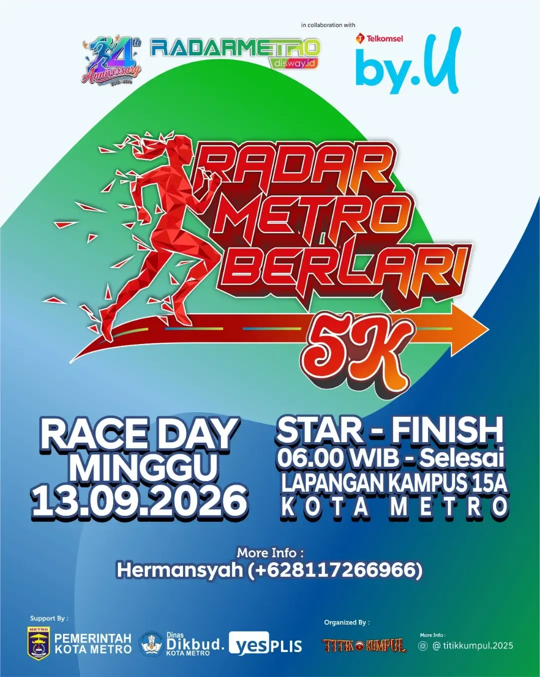 Radar Metro Berlari 2026 - Kota Metro