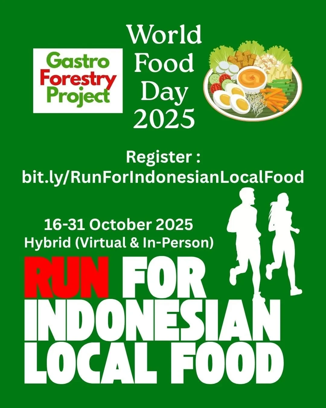 Run For Indonesian Local Food Hybrid