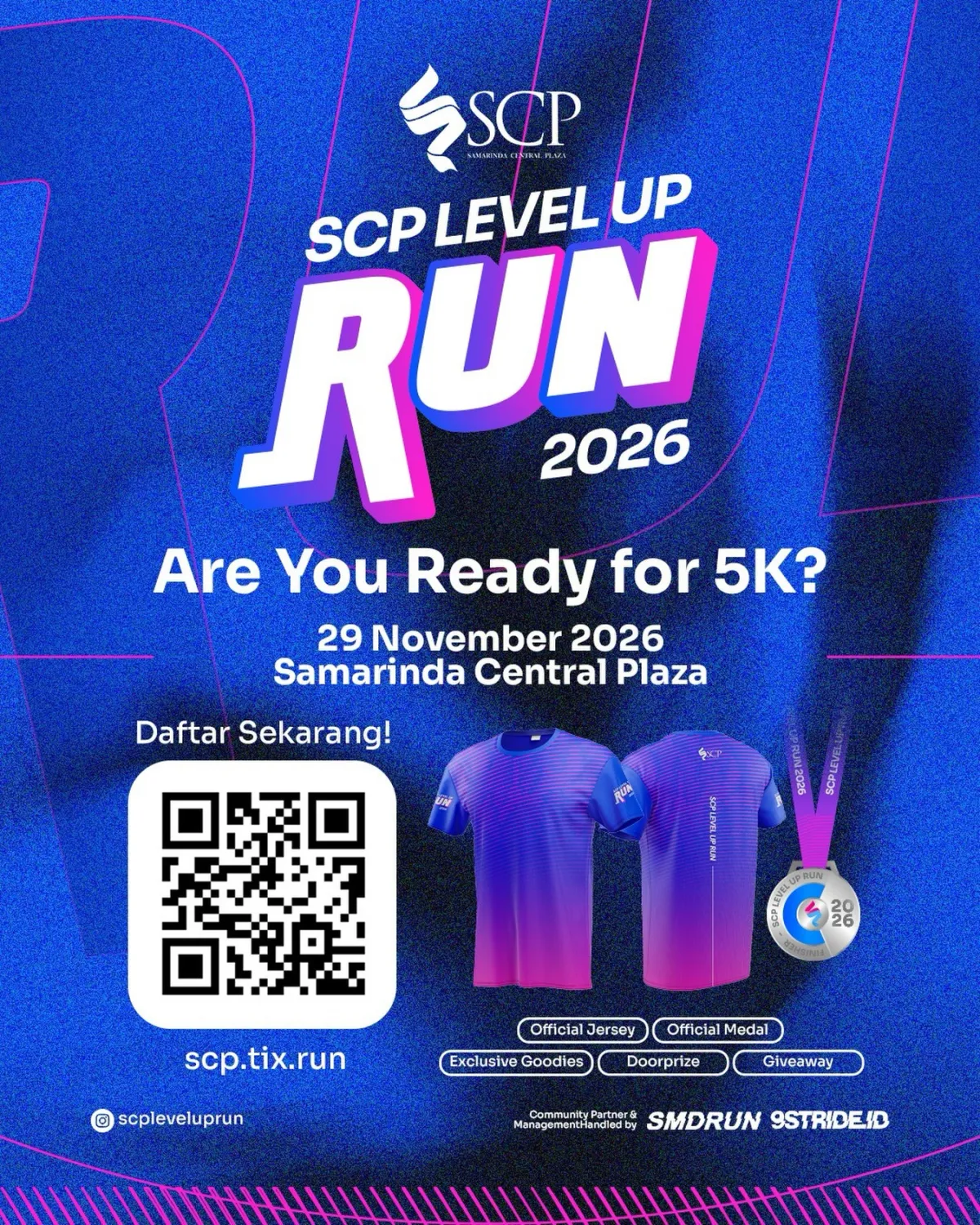 SCP Level Up Run 2026 - Kota Samarinda