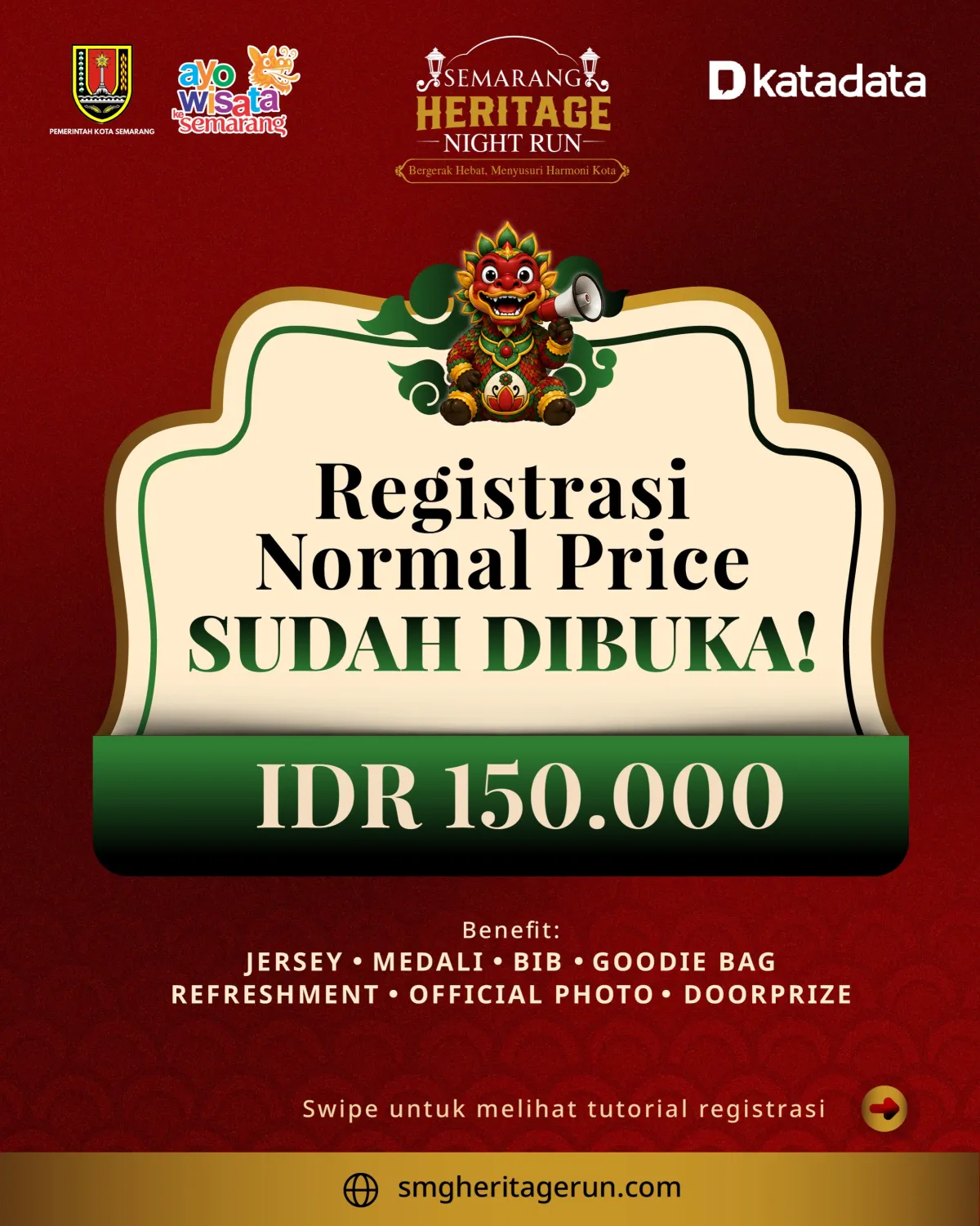Semarang Heritage Night Run 2026 - Kota Semarang