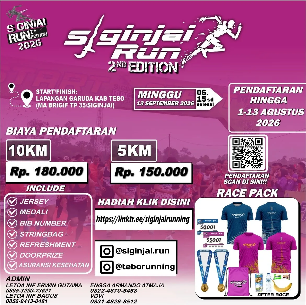 Siginjai Run 2026 - Kabupaten Tebo