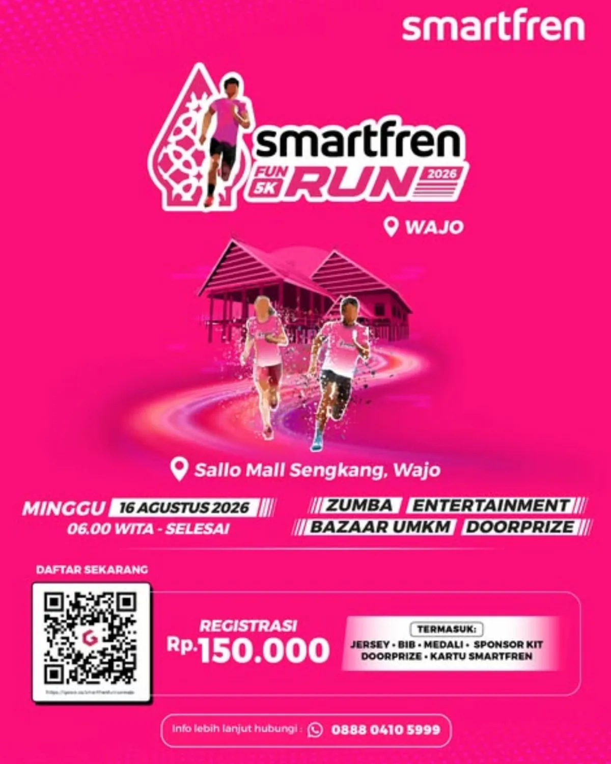 Smartfren Fun Run 2026 Wajo